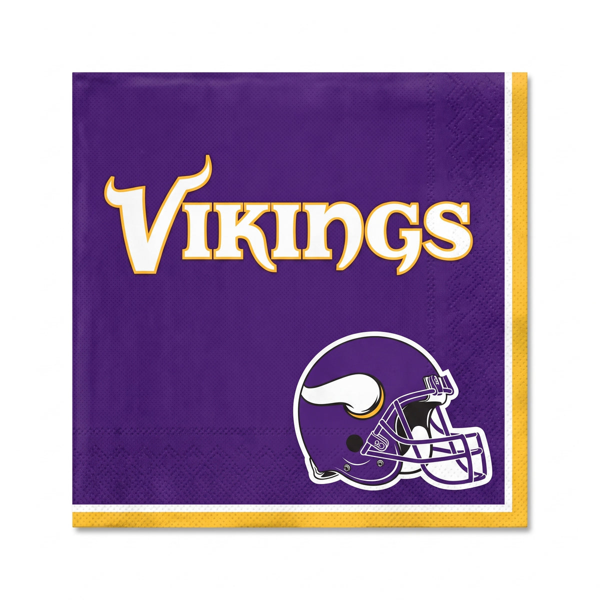 Minnesota Vikings NFL Lunch Napkins - 6.5 In. x 6.5 In.