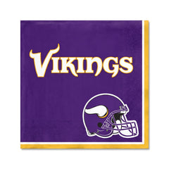 Minnesota Vikings NFL Lunch Napkins - 6.5 In. x 6.5 In.
