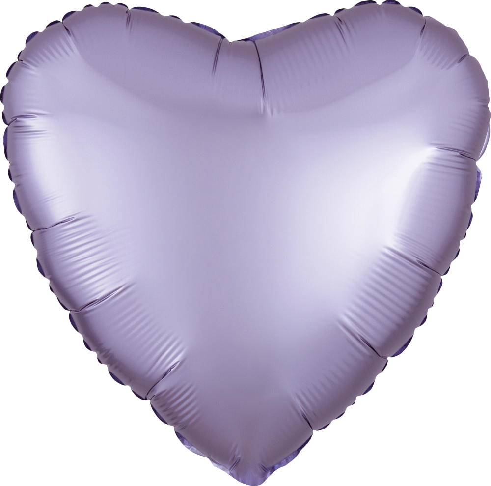 Luxurious Lilac Heart Foil Balloon