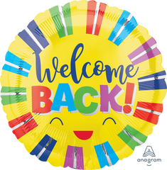 Welcome Back Foil Balloon - 18 Inch