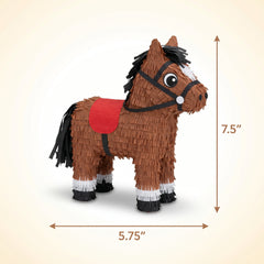 Mini Horse Piñata Decoration for Western-Themed Parties
