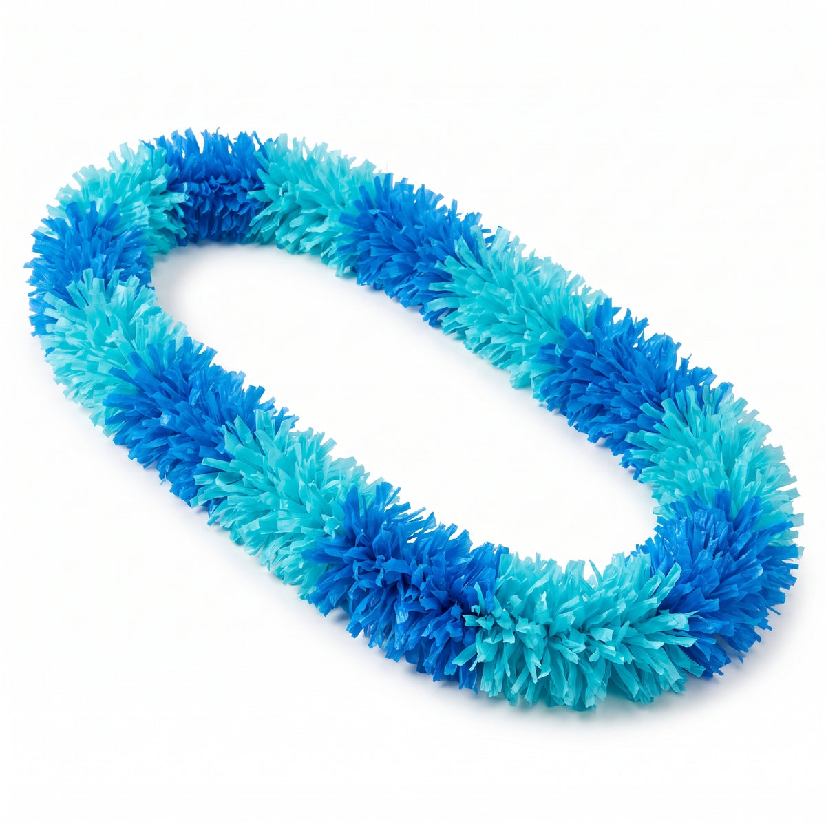 Vibrant Two-Tone Blue Lei