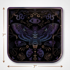 Dark Academia Halloween 7" Square Paper Plates