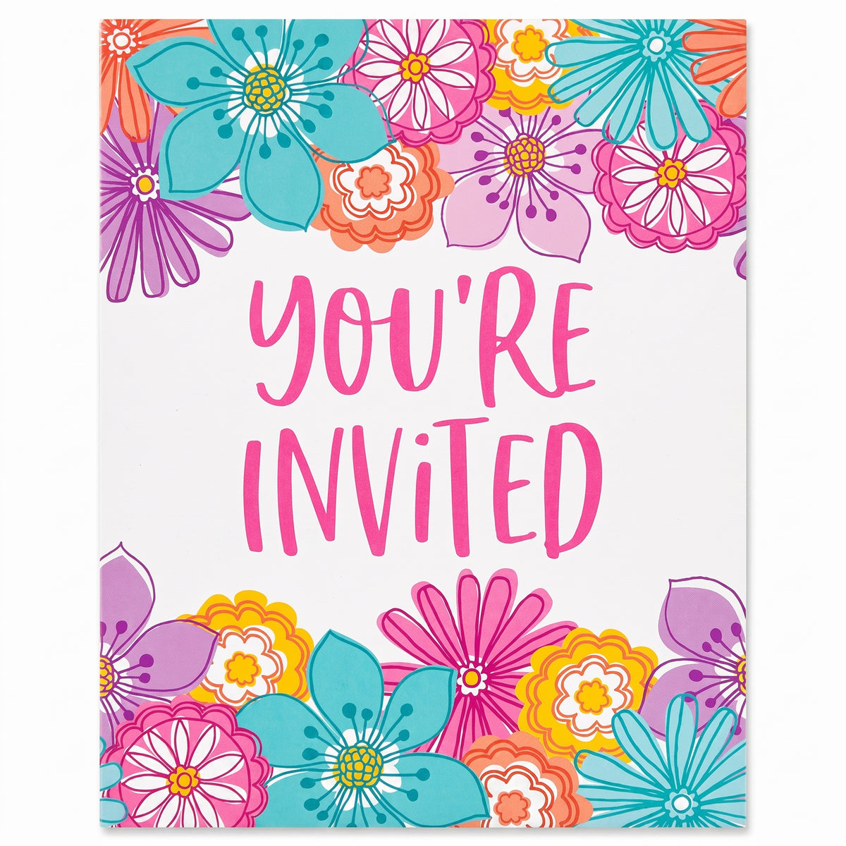 Pretty Petals Birthday Invitations