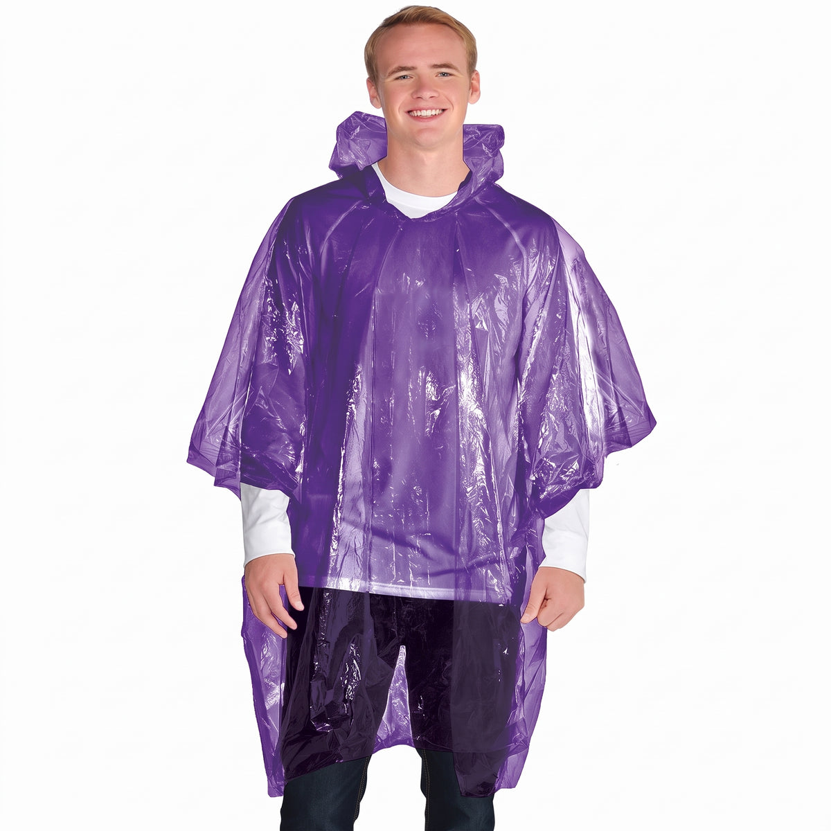 Mardi Gras Rain Poncho