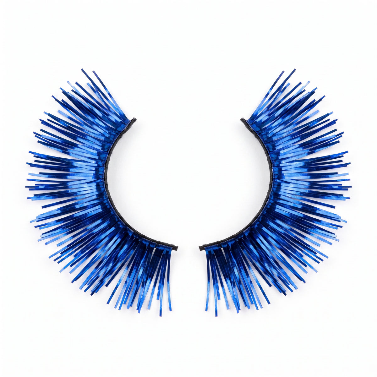 Royal Blue Tinsel Self-Adhesive False Eyelashes