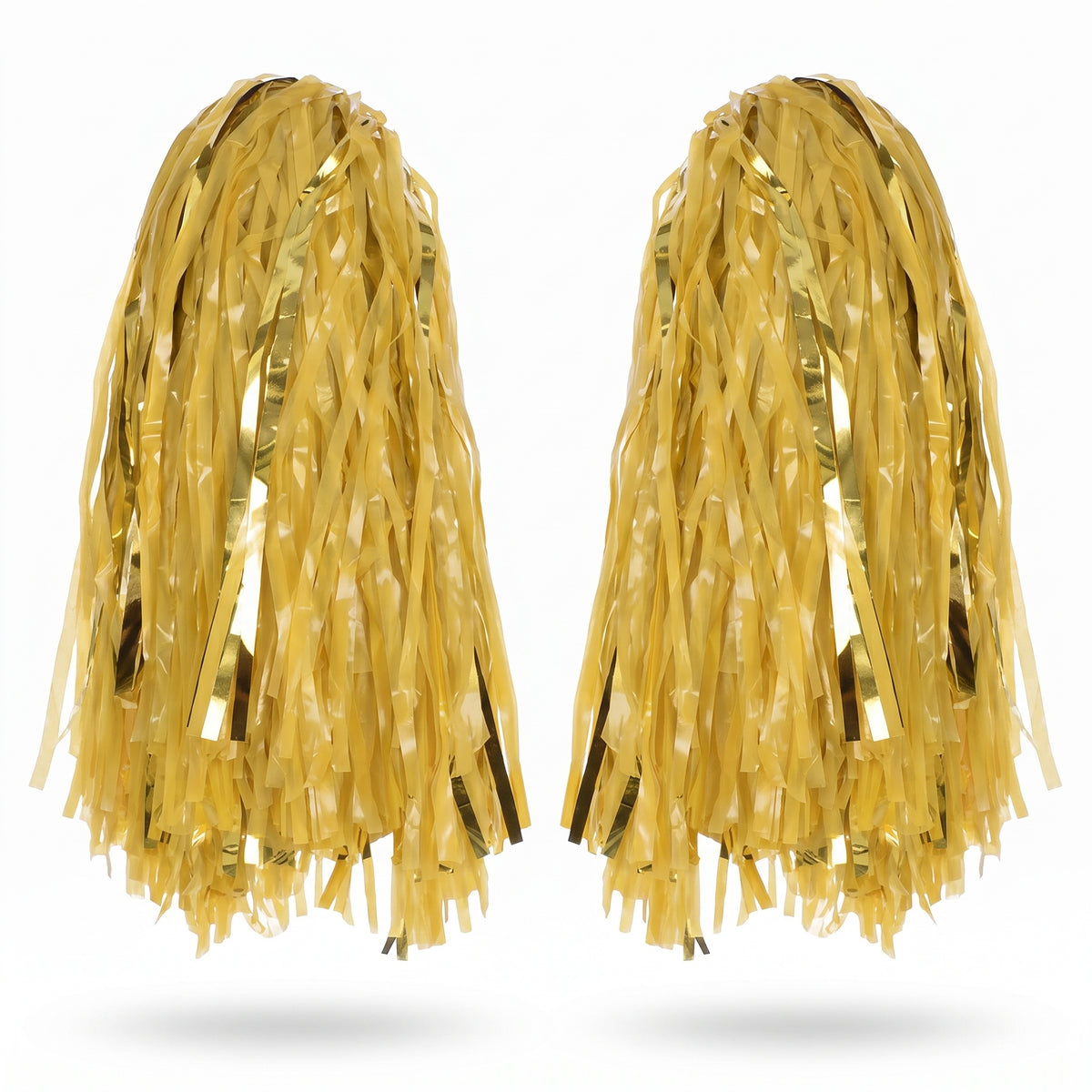 Gold Cheer Pom-Poms 2-Pack