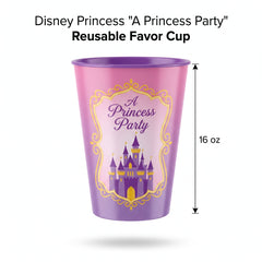 Disney Princess "A Princess Party" Reusable Favor Cup, 16 oz