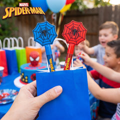 Spider-Man Topper Pens Party Favors - 8 Pack