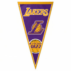 Los Angeles Lakers NBA Pennant Banner