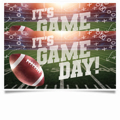 Large Horizontal "It's Game Day!" Football Banner