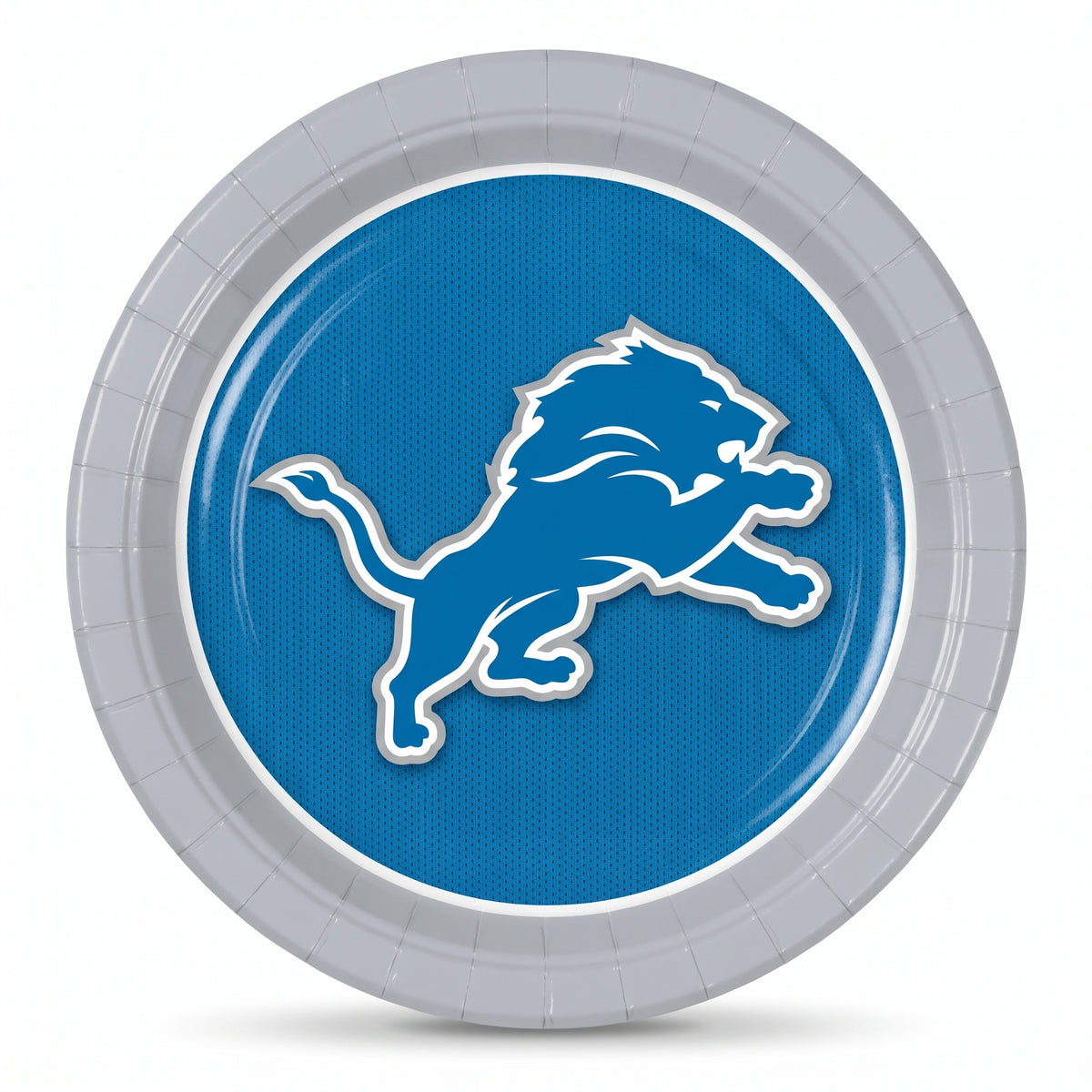 Detroit Lions 7" Round Paper Plates - NFL Party Supplies