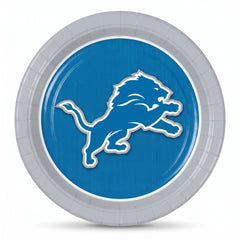 Detroit Lions 7" Round Paper Plates - NFL Party Supplies
