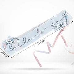 Elegant "Bride to Be" Wedding Sash by Ginger Ray