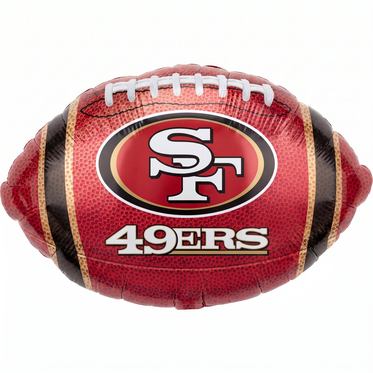 San Francisco 49ers Football Foil Balloon - 18 Inch