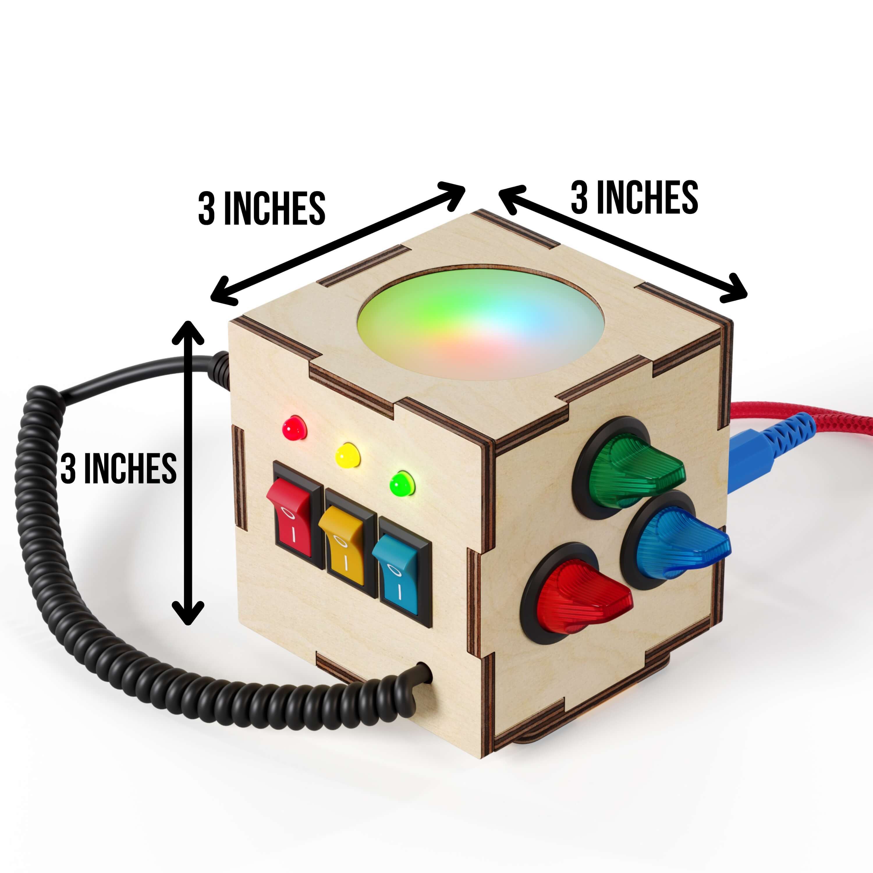 3" x 3" Busy Cube