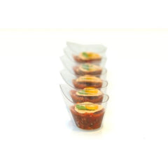 4.35 Oz. Clear Sauce Boat Miniatures | 12 Count