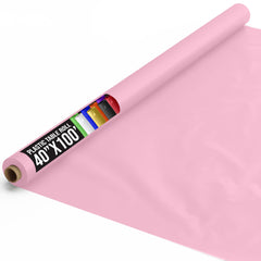 40 In. x 100 Ft. Pink Table Roll