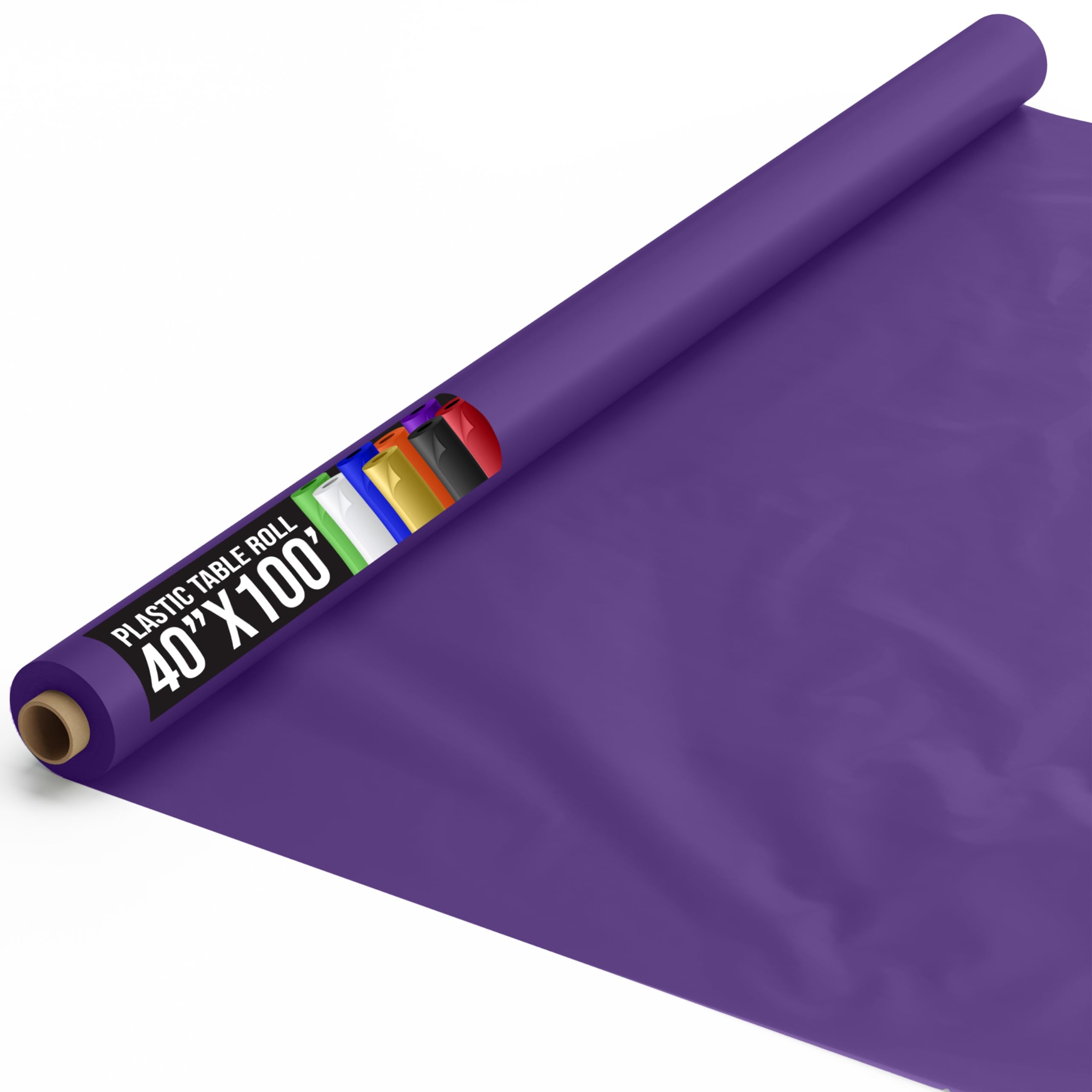 40 In. x 100 Ft. Purple Table Roll