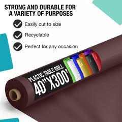 40 In. x 300 Ft. Premium Brown Table Roll