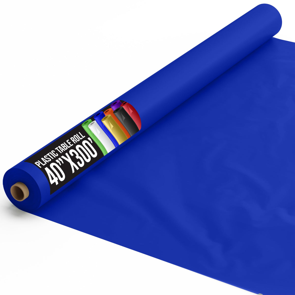 Unleashed - 40 In. x 300 Ft. Premium Dark Blue Table Roll