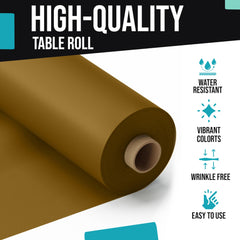 40 In. x 100 Ft. Gold Table Roll