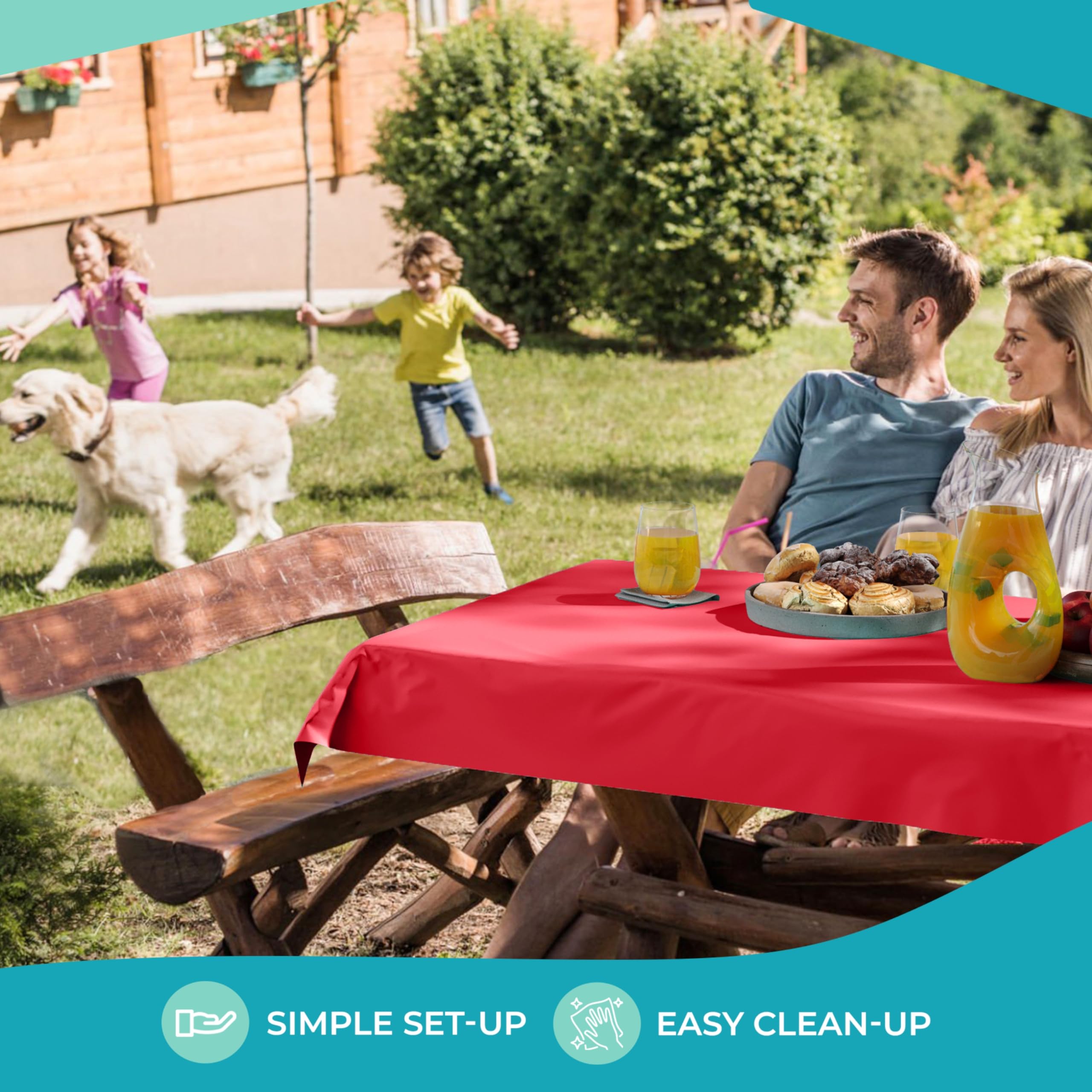 Unleashed - 40 In. x 300 Ft. Premium Red Table Roll