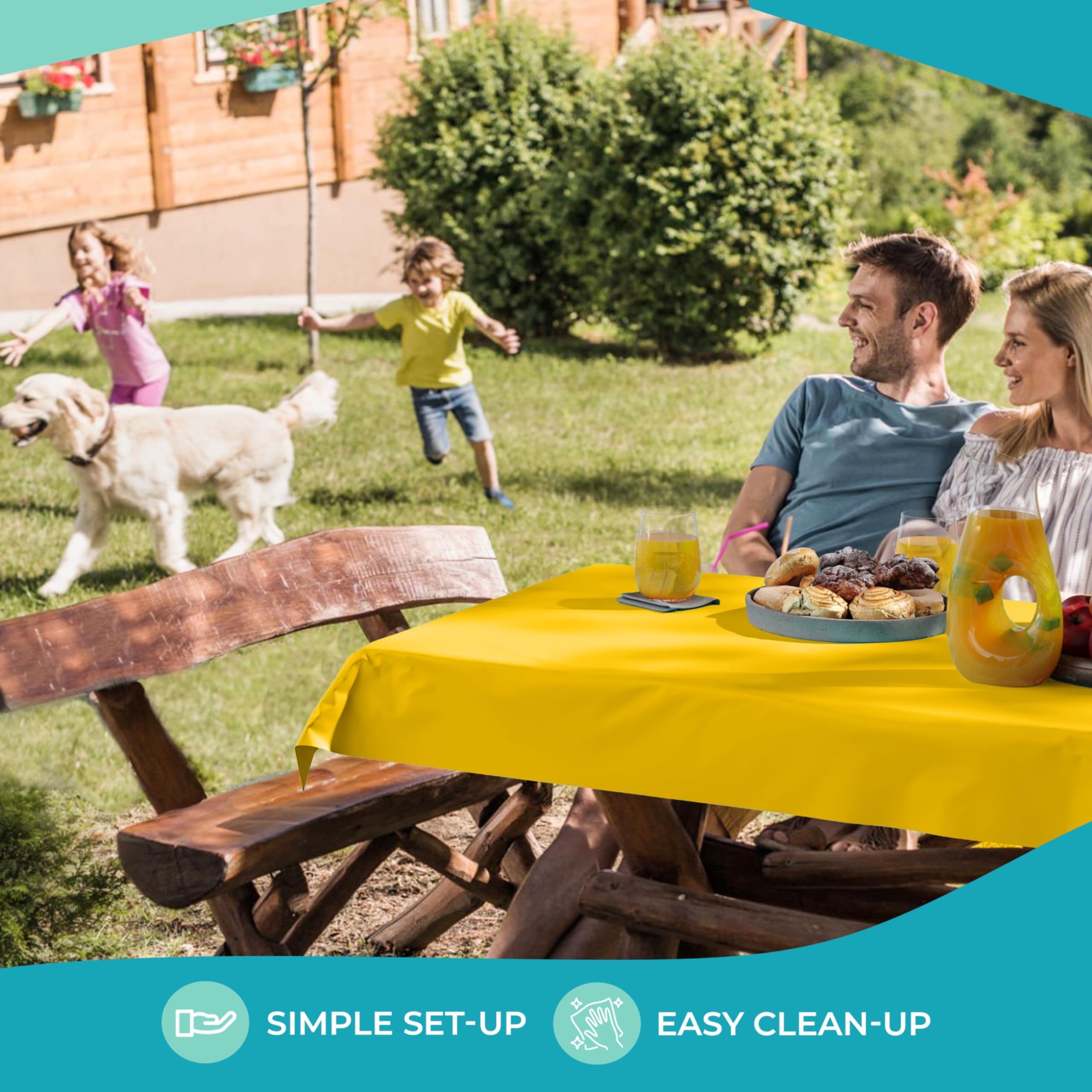 Unleashed - 40 In. x 300 Ft. Premium Yellow Table Roll