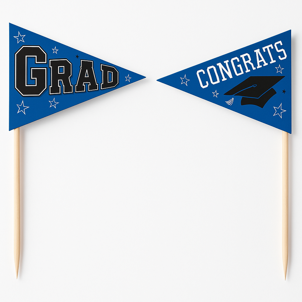 Blue Graduation Party Picks