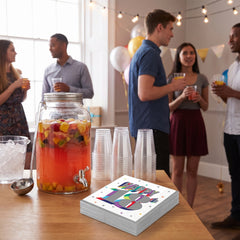 Here's to 18 Birthday Beverage Napkins - 16 Count - 5 In. X 5 In.
