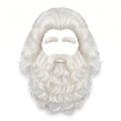 Deluxe Santa Claus Wig, Beard & Eyebrow Set