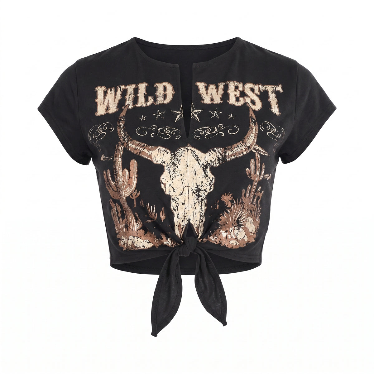 Wild West Women's Halloween T-Shirt - S/M