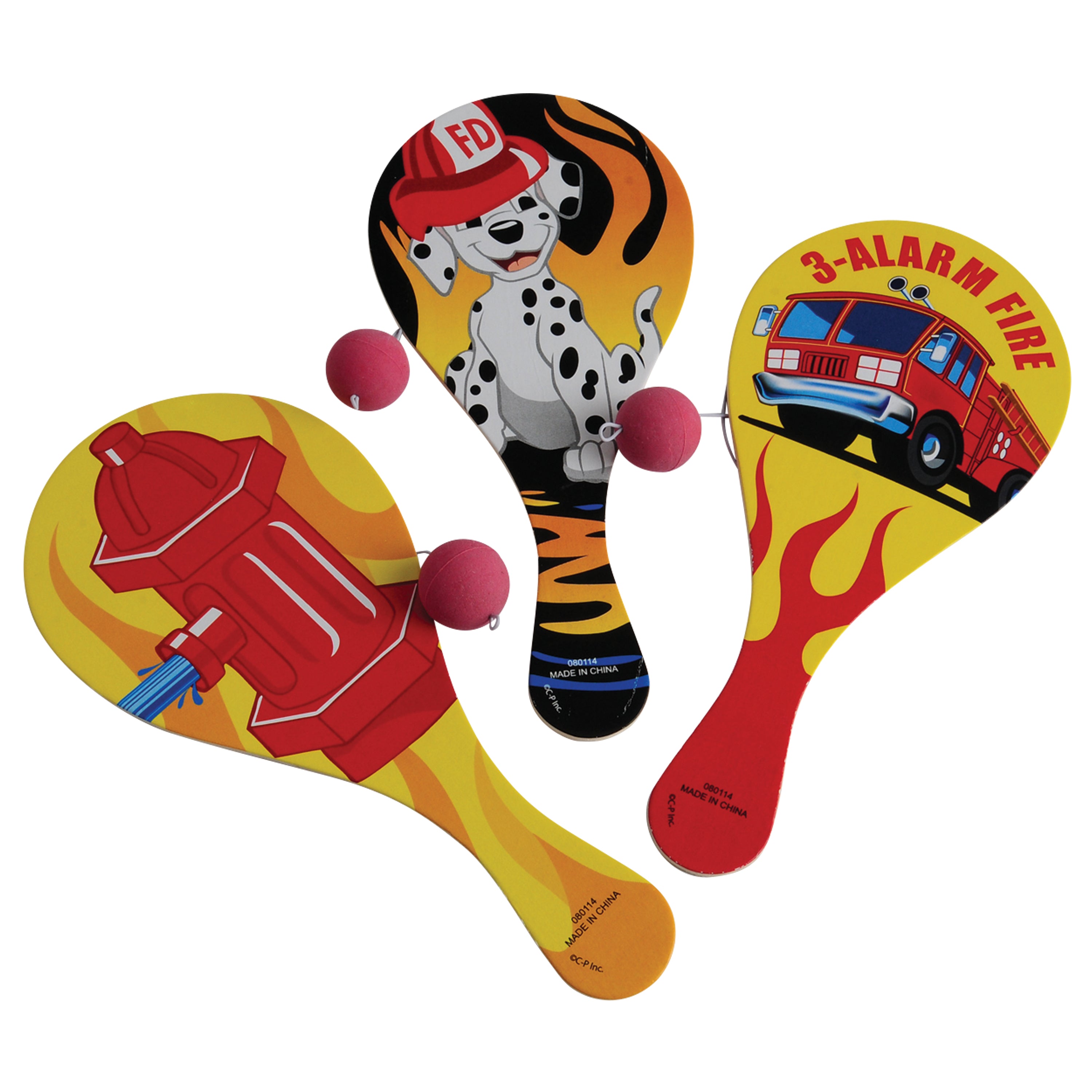 Firefighter Paddle Balls