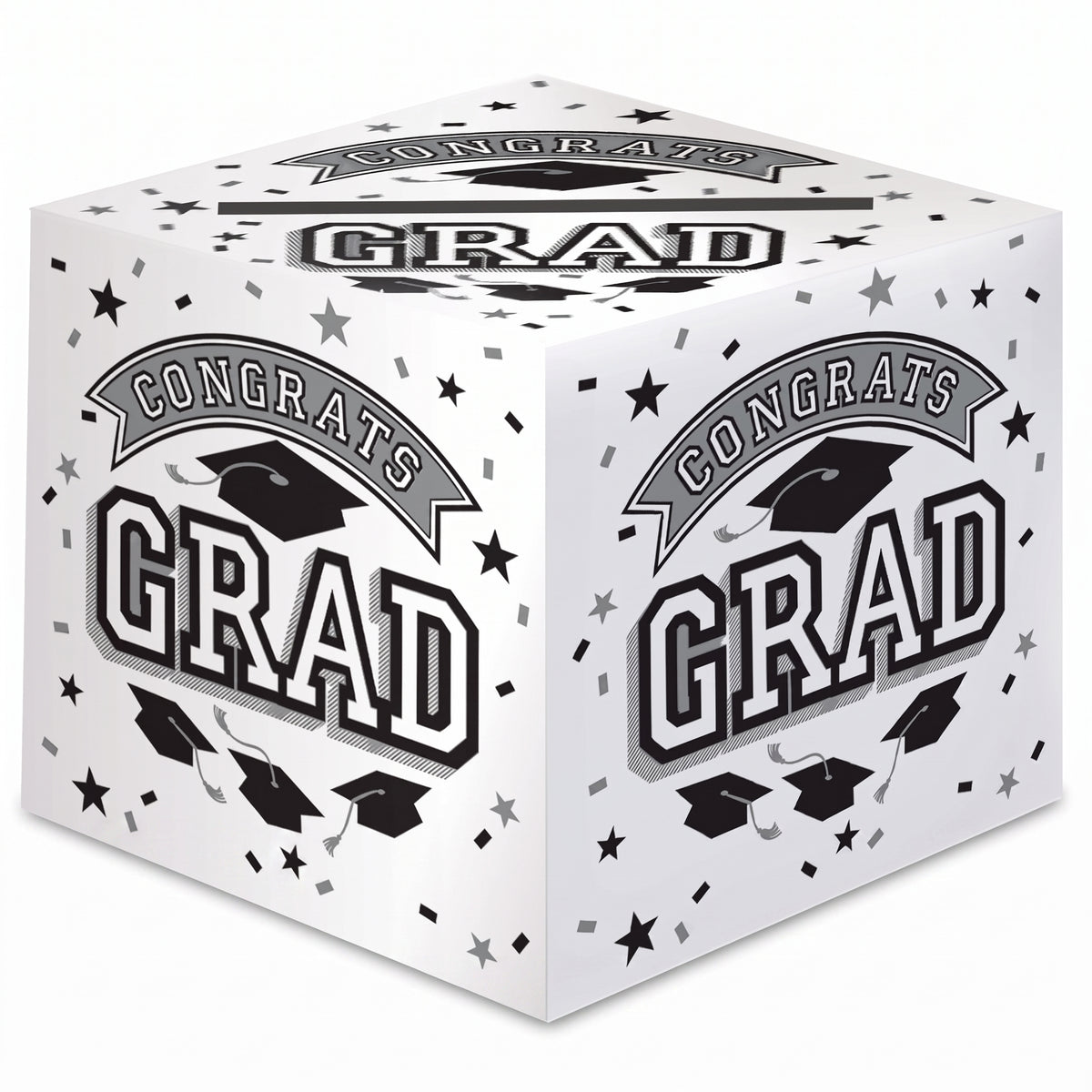Graduation Card Holder Box - White, 12 Inches