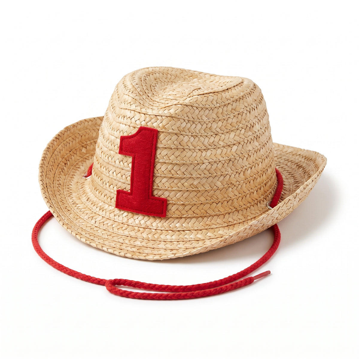 Baby's First Birthday Barnyard Straw Hat