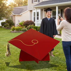 Red Graduation Yard Sign