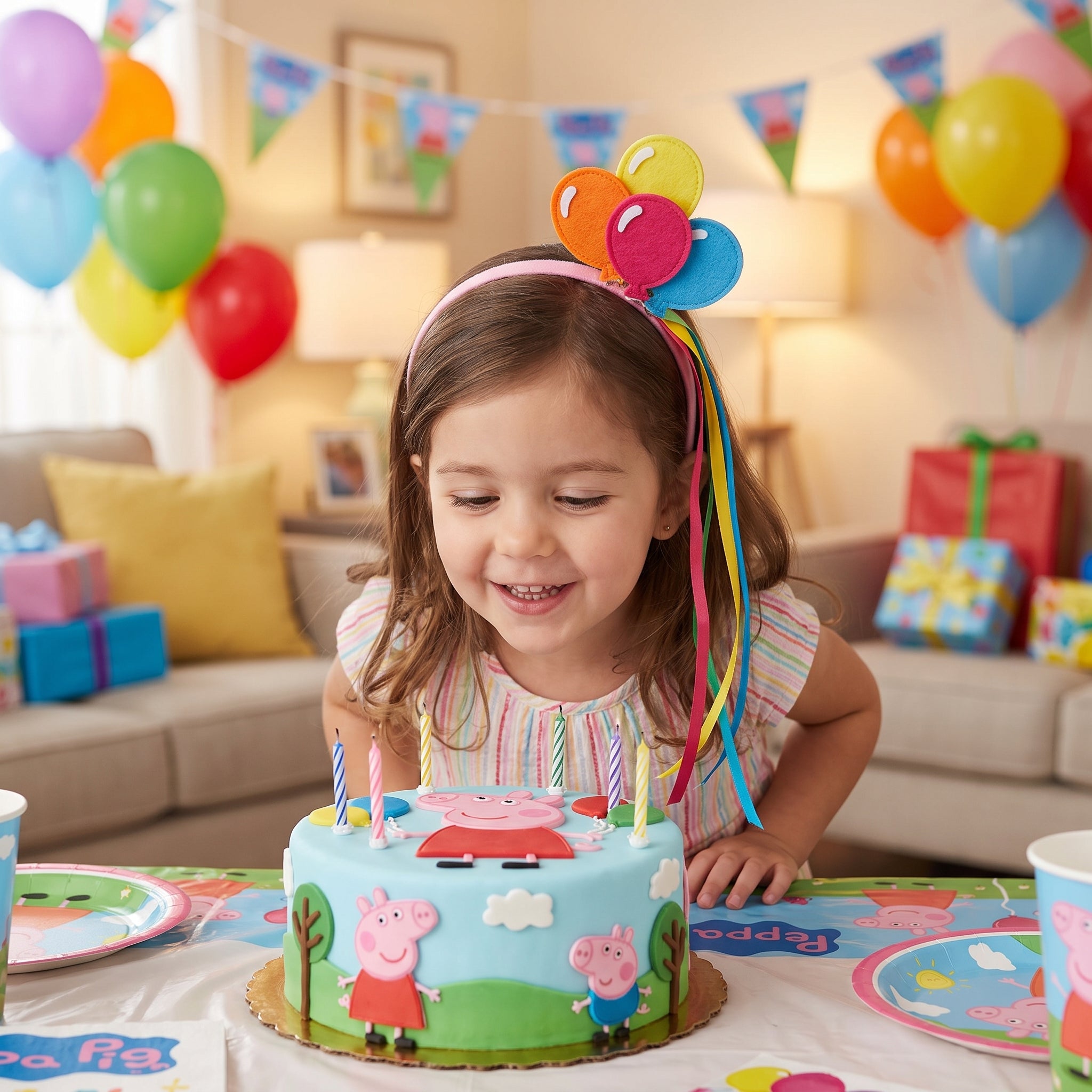 Peppa Pig Deluxe Birthday Party Headband