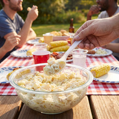 Frosty White Plastic Spoon - Solid Color Cutlery - 7.5 in.
