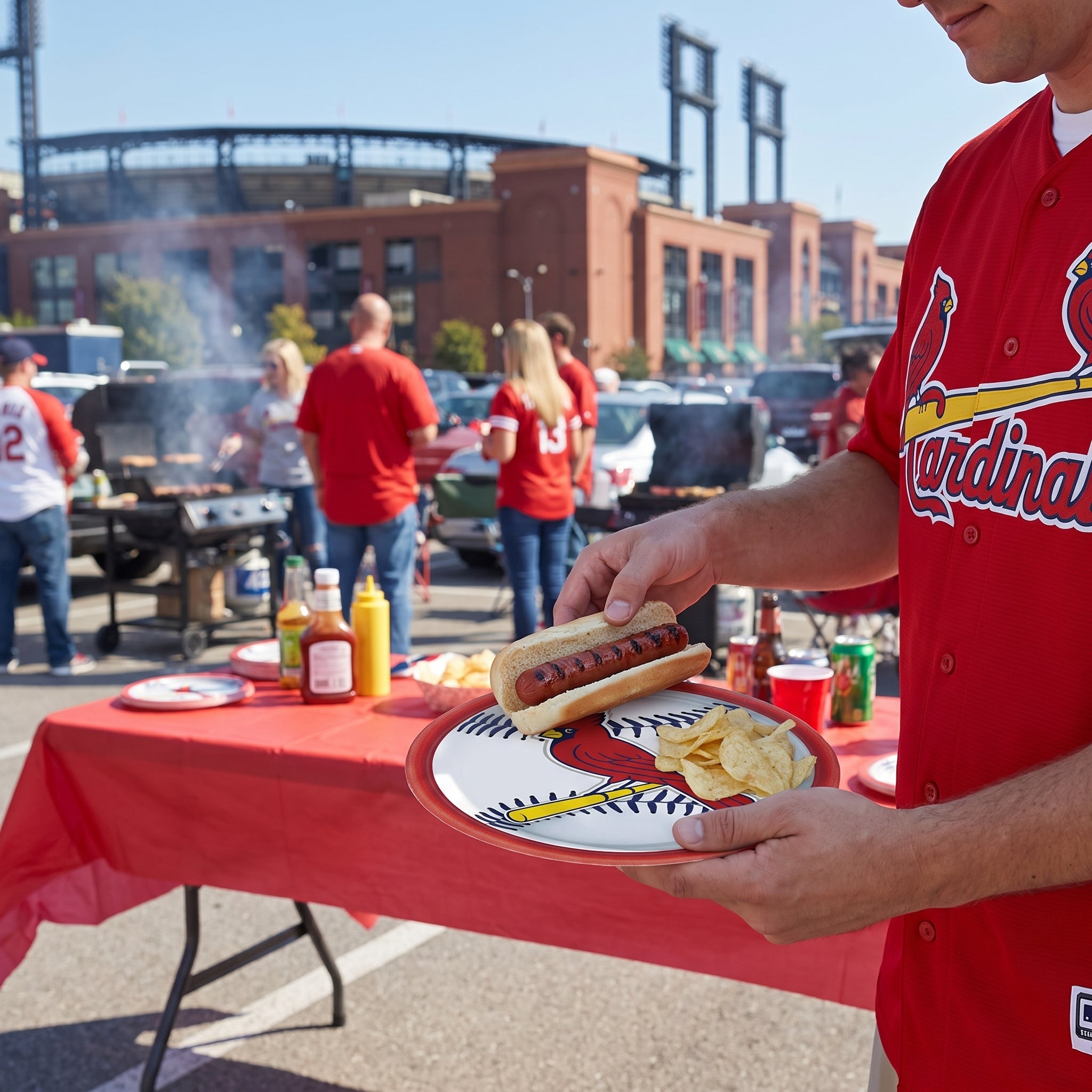 St. Louis Cardinals 9" Round Paper Plates