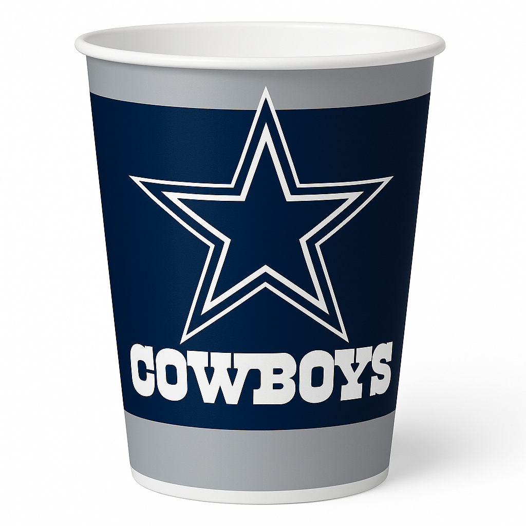 Dallas Cowboys Printed Party Cup - NFL Licensed