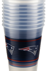 New England Patriots 16oz Plastic Cups - 25 Pack