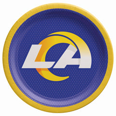 Los Angeles Rams 7" Round Paper Plates