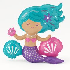 Shimmering Mermaid Metallic Balloon Sitter