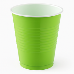 Kiwi Green 18oz Plastic Cups