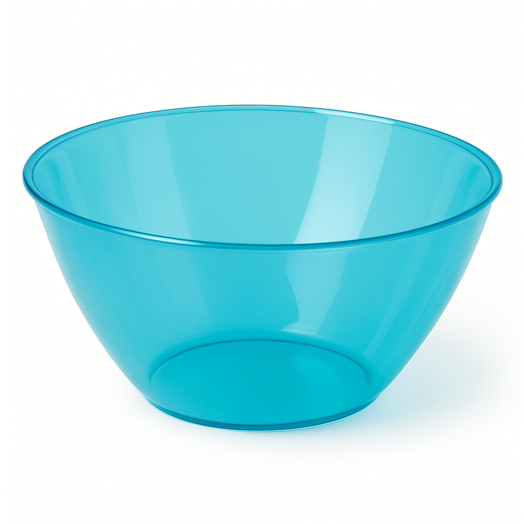 Caribbean Blue 24oz Plastic Serving Bowl