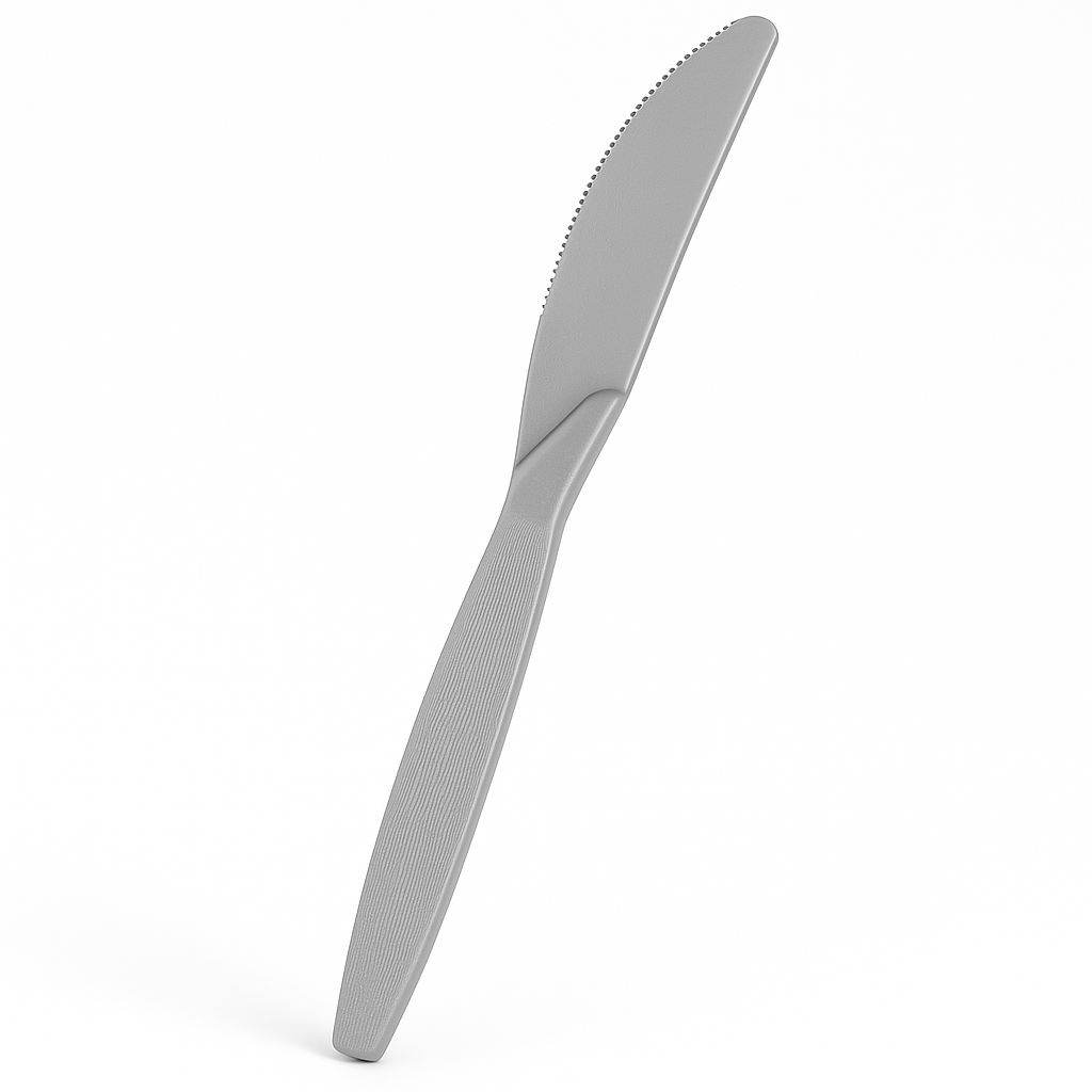 Silver Plastic Knives - 16 Count