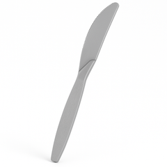 Silver Plastic Knives - 16 Count