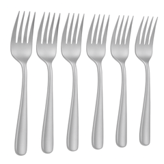 Silver Plastic Serving Forks - Pack of 2