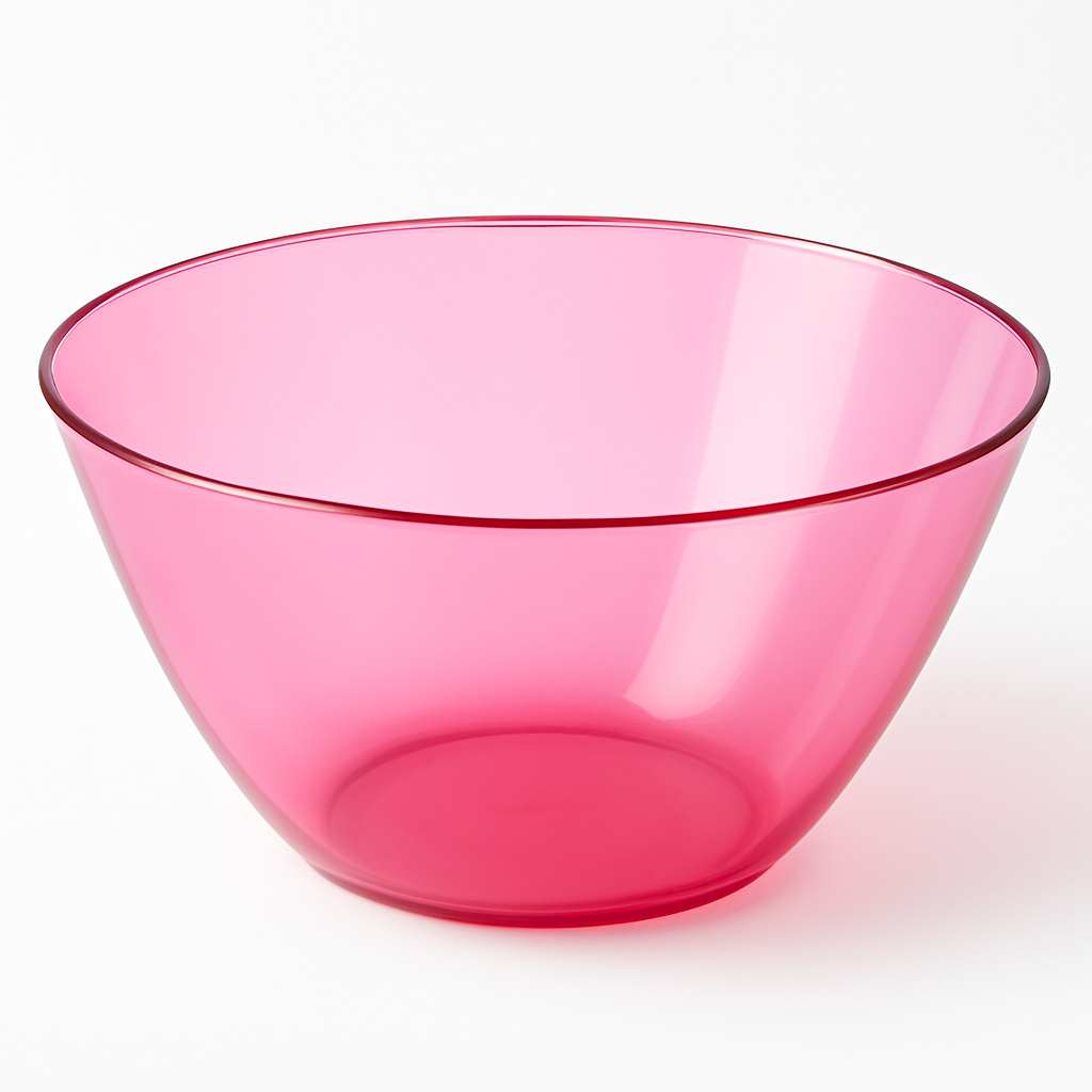 Bright Pink 5QT Plastic Serving Bowl