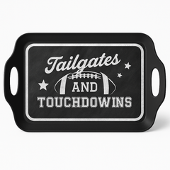 Tailgate Melamine Handled Serving Tray